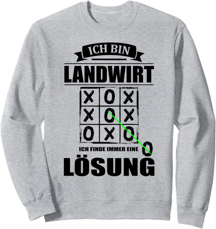 Landwirt Spruch Landwirtschaft Trecker Bio Bauer Traktor Sweatshirt