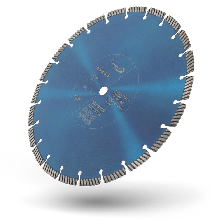 PRODIAMANT Fastcut Highspeed Diamant-Trennscheibe 300 mm x 22,23 mm für sehr harte Baustoffe wie Kal