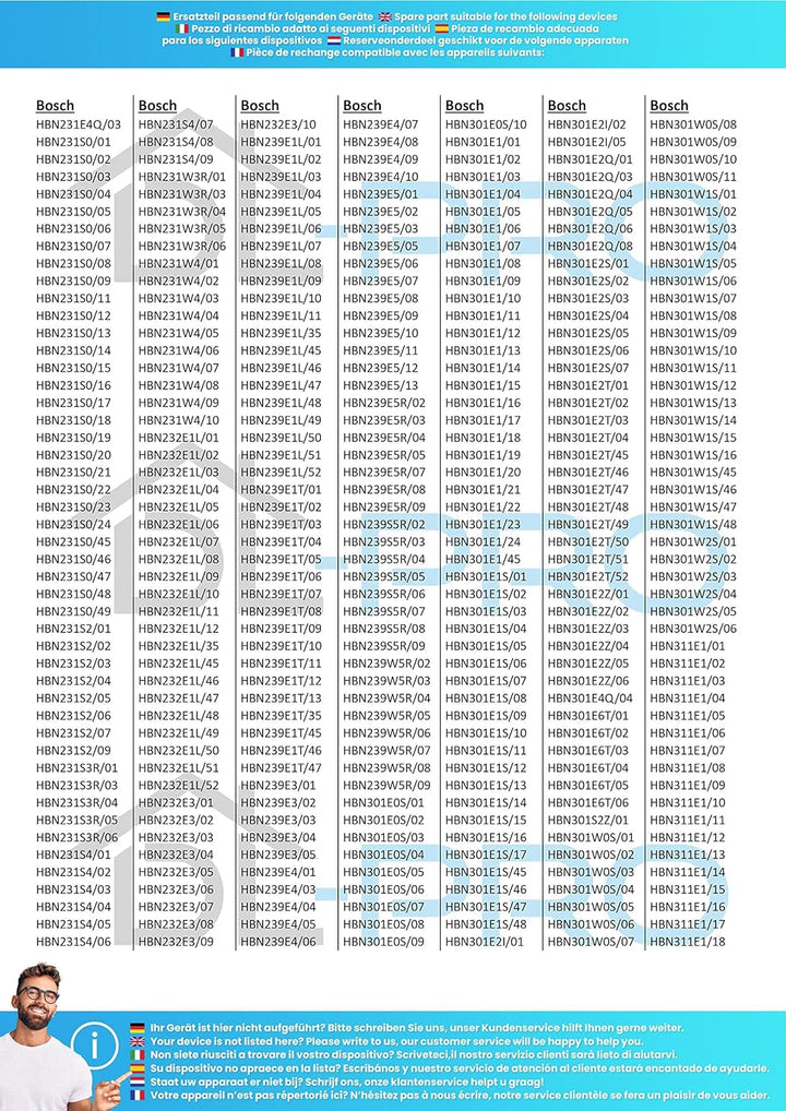 DL-pro Unterhitze Heizelement für Bosch Siemens Constructa 682466 00682466 EIKAPL 1317 60423 Heizung