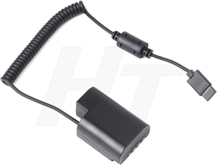 HangTon DMW-DCC12 DC-Koppler-Dummy-Akku-Netzteil für DJI Ronin S auf Panasonic GH3 GH4 GH5 Kamera