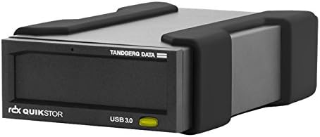 Tandberg RDX External Drive kit with 500GB, Black, USB3+ Includes Windows Backup and Apple Time Mach