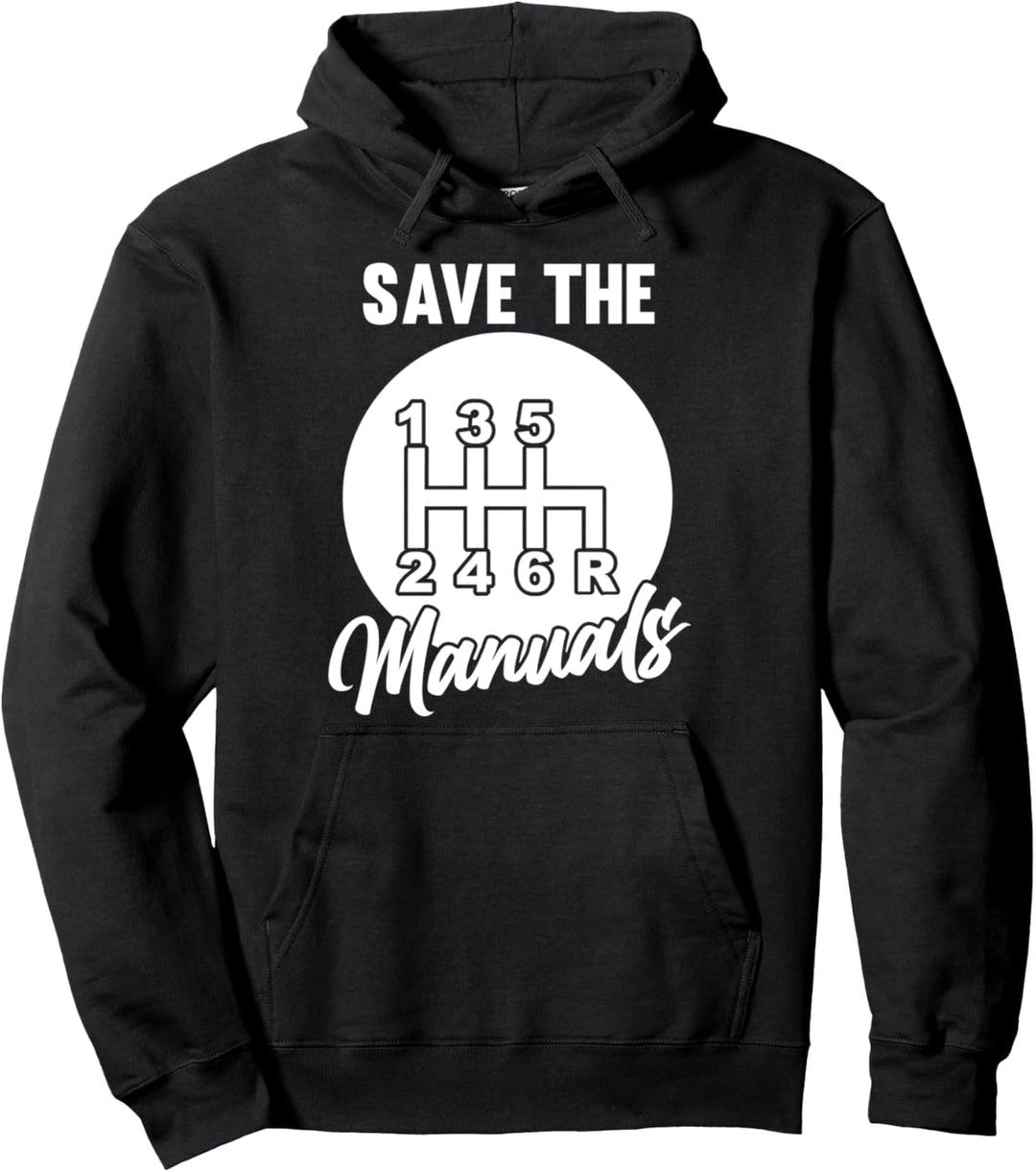 Vintage Save The Stick Schaltgetriebeauto Pullover Hoodie