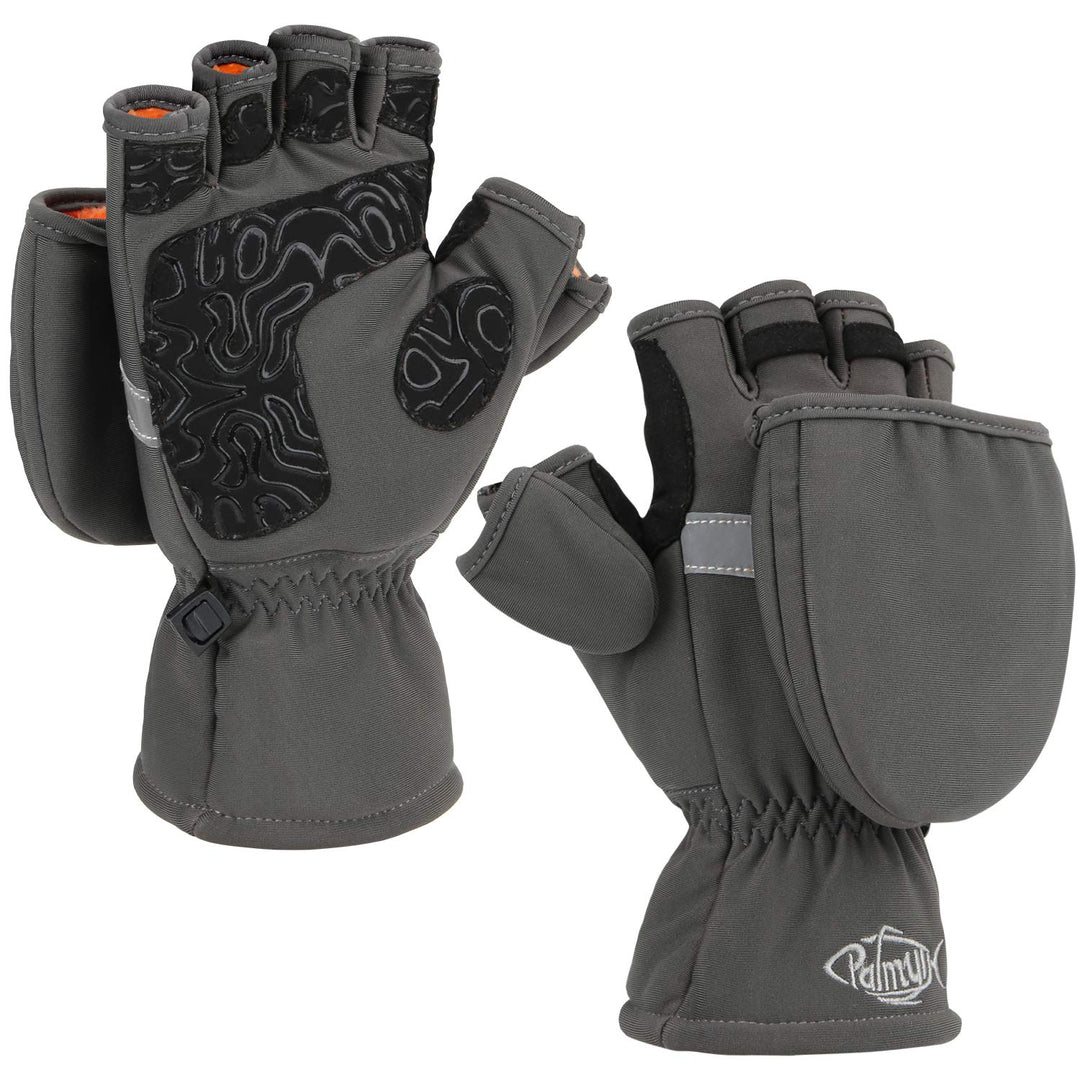 Palmyth Handschuhe zum Eisangeln, wandelbare Fäustlinge, fingerloser Fausthandschuh mit Thinsulate 3
