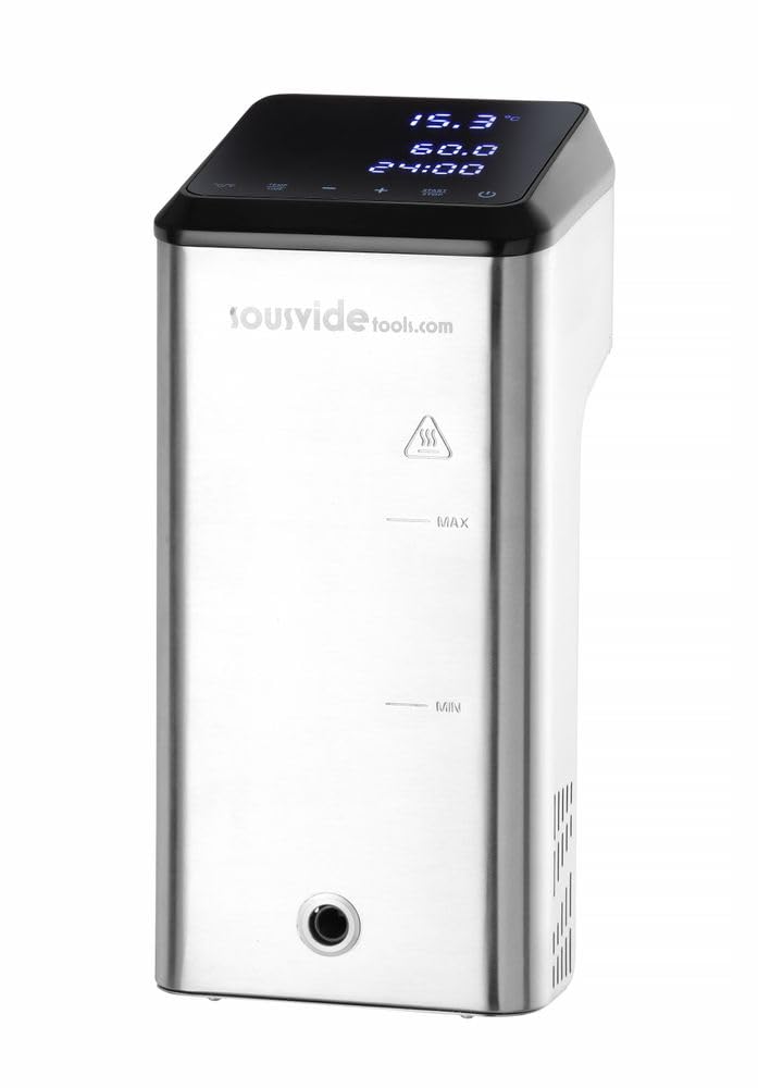 HENDI iVide Sous-Vide Stick, Sous Vide, Temperatur 5°C-99°C, Genauigkeit 0,07°C, WiFi Steuerung, Bes
