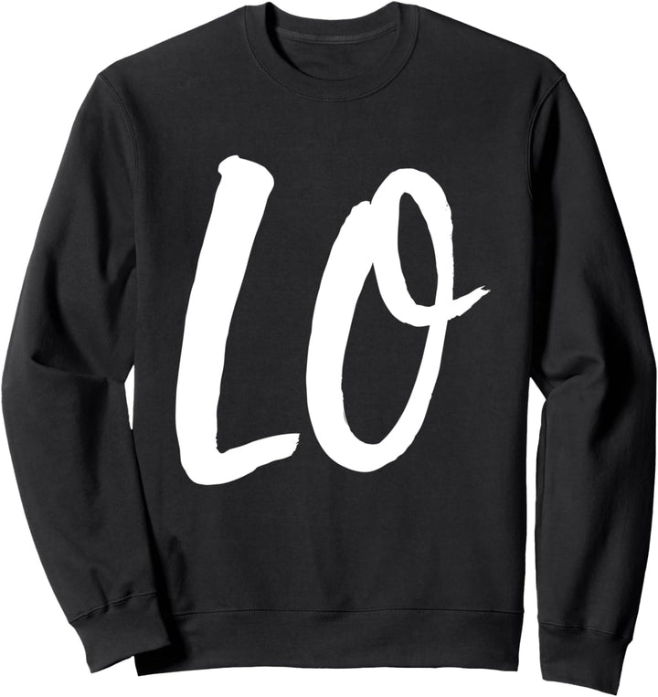 LOVE Partner Pärchen Look Verliebte Valentinstaggeschenk Sweatshirt