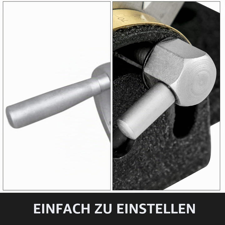 BestEquip Teilapparat Rundtisch 100mm Rundteiltisch Horizontal Vertikal Teilkopf Teilapparat schwenk