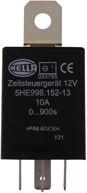 HELLA - Zeitrelais - 12V - Anschlussanzahl: 5 - Wechsler - 5HE 996 152-131 Single, Single