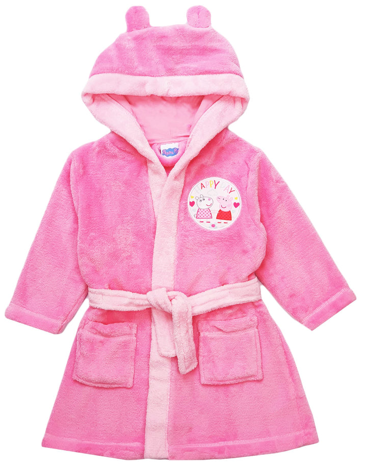 Peppa Pig Mädchen Bademantel Charakter Nachtwäsche 2-3 Jahre Peppa Wutz Bademantel, 2-3 Jahre Peppa