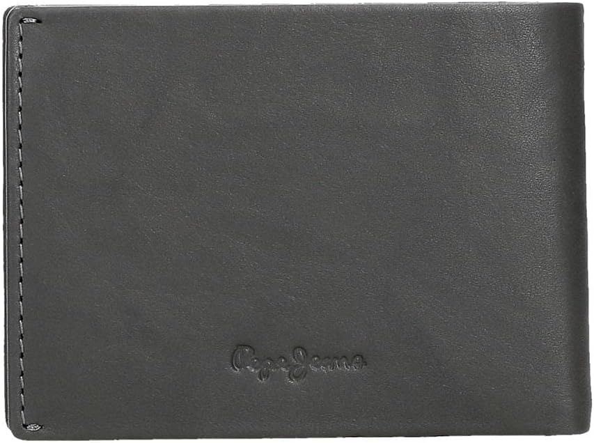 Pepe Jeans Chief Horizontale Geldbörse mit Geldbörse, einzigartig, grau, única, Quertasche mit Geldb