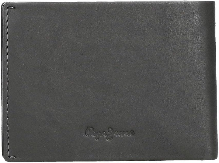 Pepe Jeans Chief Horizontale Geldbörse mit Geldbörse, einzigartig, grau, única, Quertasche mit Geldb