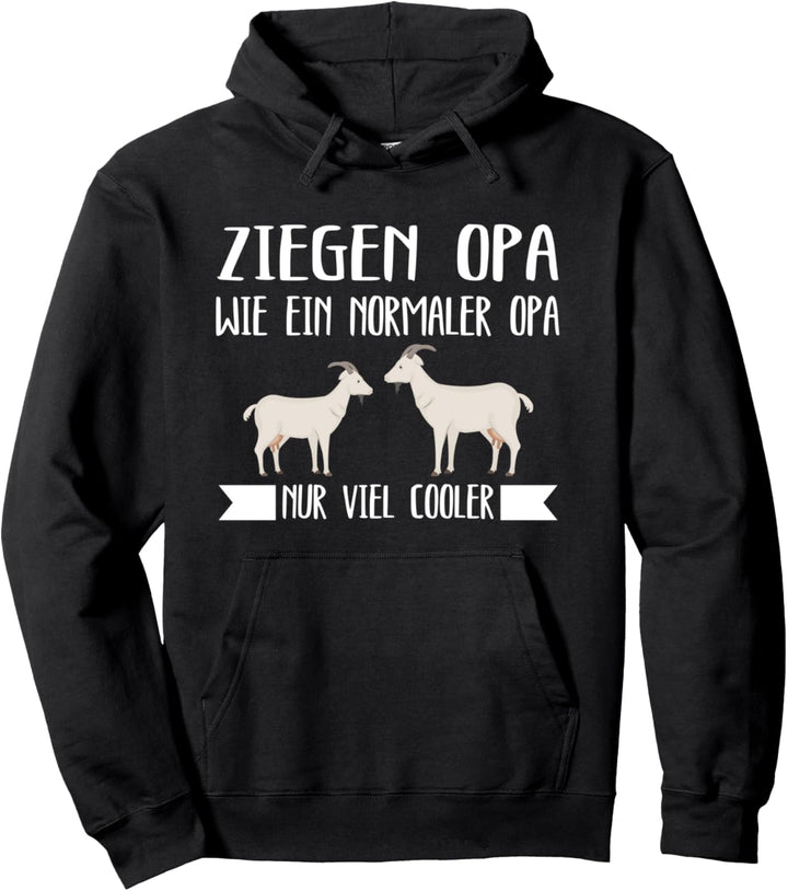 Ziegen Opa Ziege Ziegen Pullover Hoodie