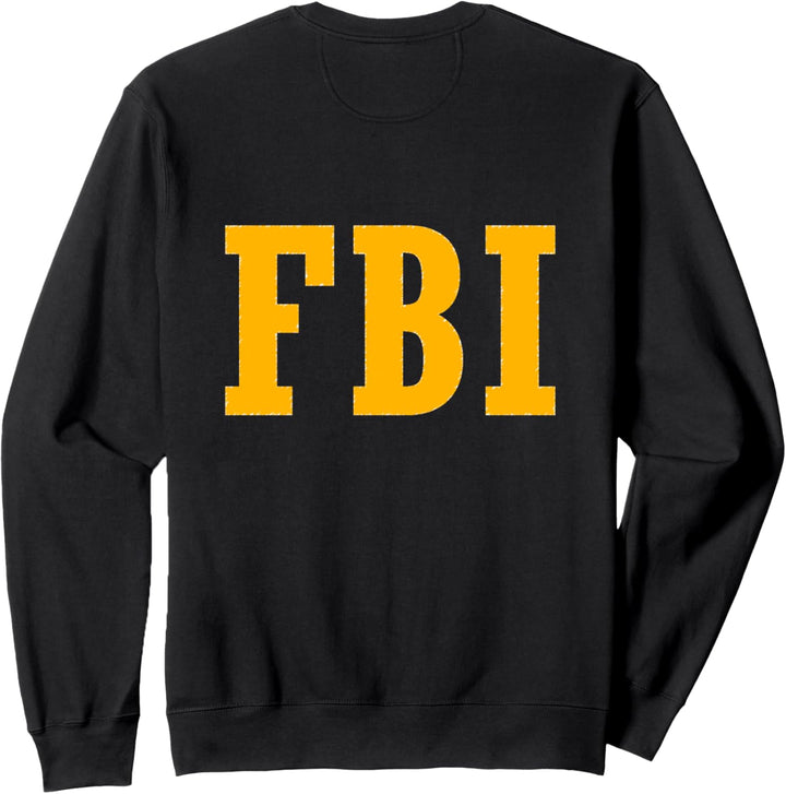 Federal Bureau of Investigation FBI Kostüm Front/Back Print Sweatshirt