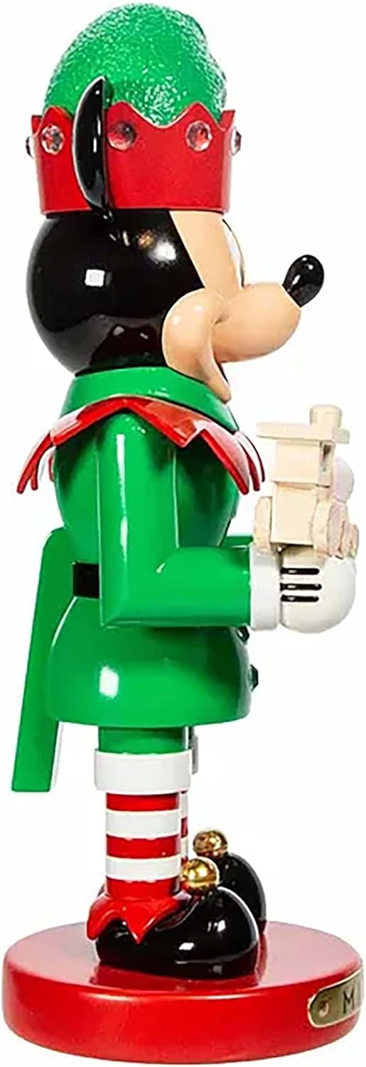 Disney Mickey The Elf Nussknacker, 25,4 cm, Mehrfarbig 10-Inch, 10-Inch