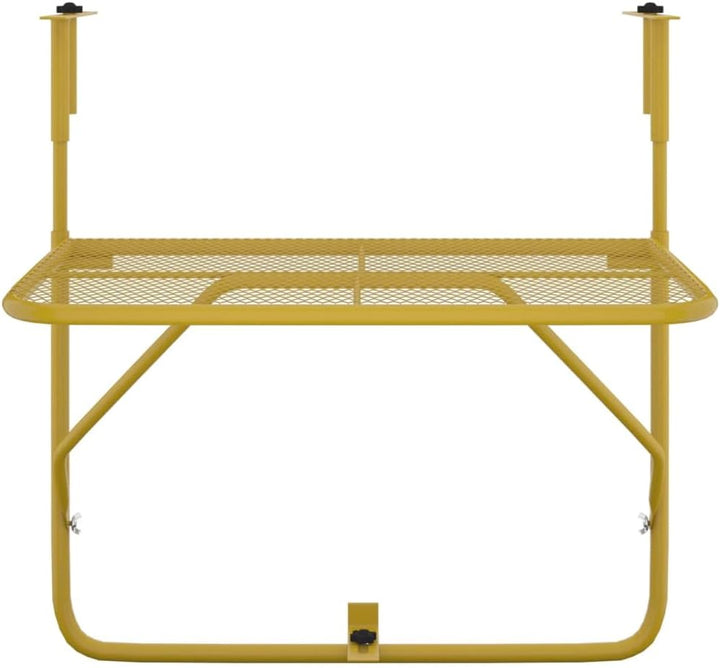 Bussandri Exclusive - Balkontisch Golden 60x40 cm Stahl