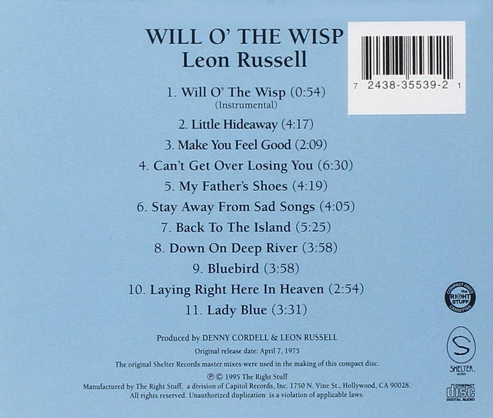 Will O' the Wisp, Audio-CD