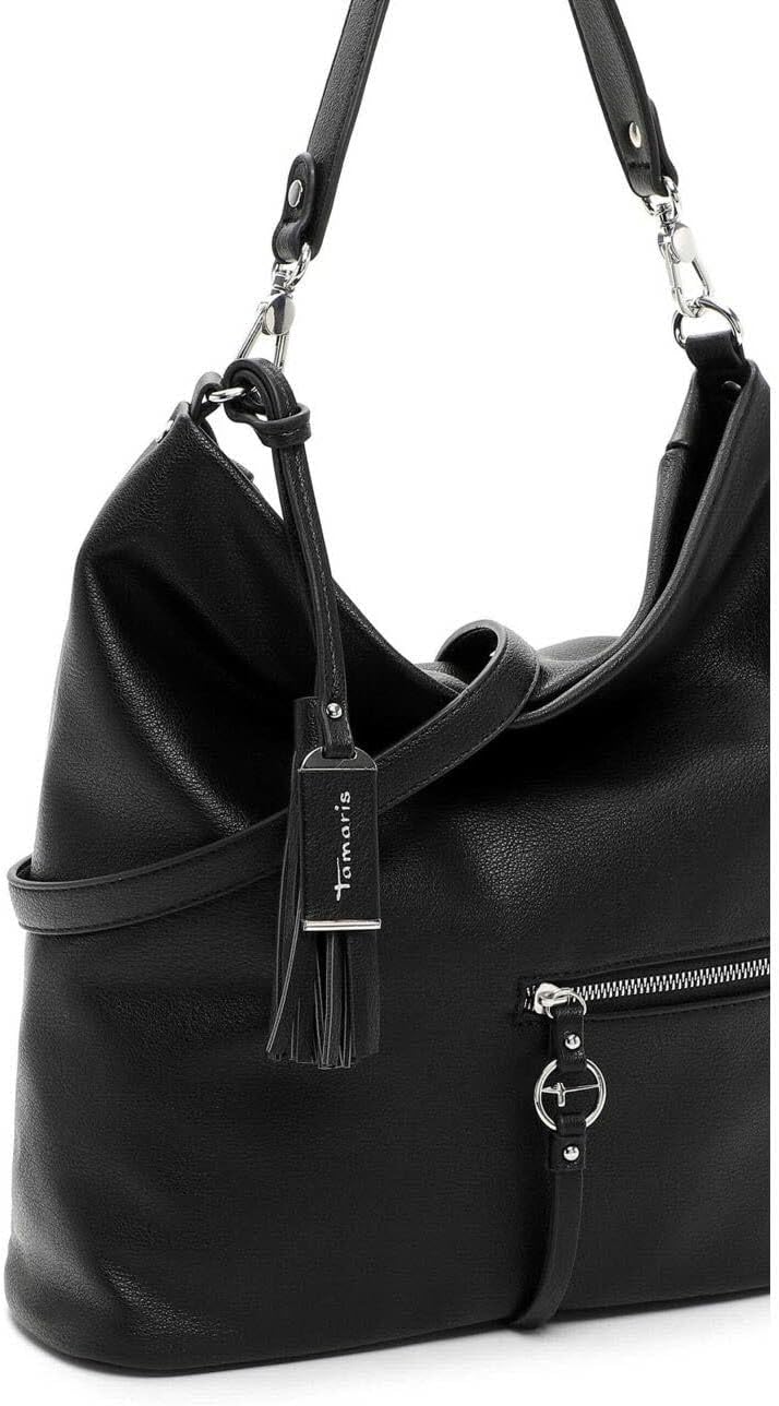 Tamaris Beutel TAS Nele 32802 Damen Handtaschen Uni Einheitsgrösse Black 100, Einheitsgrösse Black 1