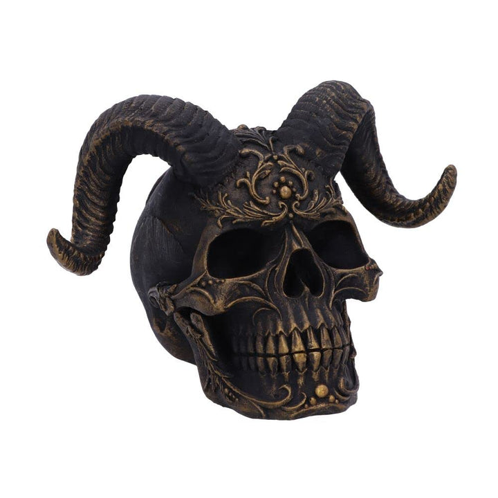 Nemesis Now Diabolus Totenkopf, schwarz, 18 cm
