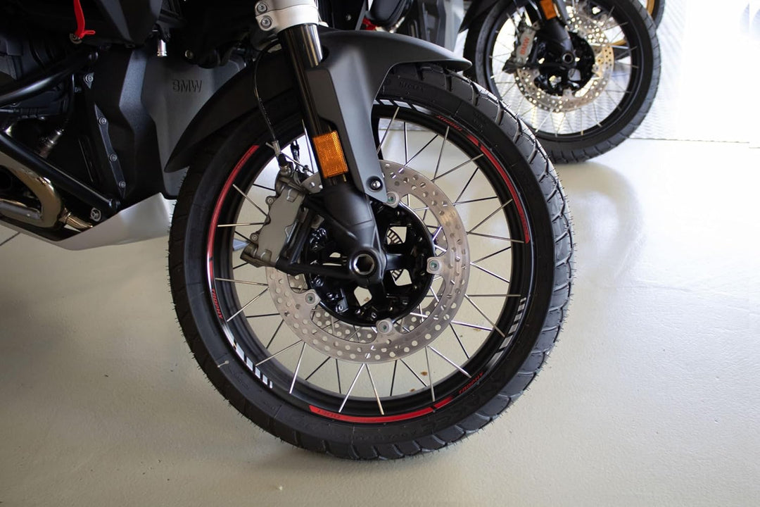 kompatibel mit BMW R1300 GS Adventure Racing Red X710169VA Felgenrand Racing Red, Felgenrand Racing