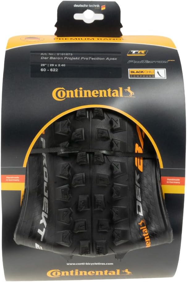 Continental Fahrrad Reifen Der Baron Projekt 2.4 Prot. Apex // alle Grössen Schwarz 29, Schwarz 29