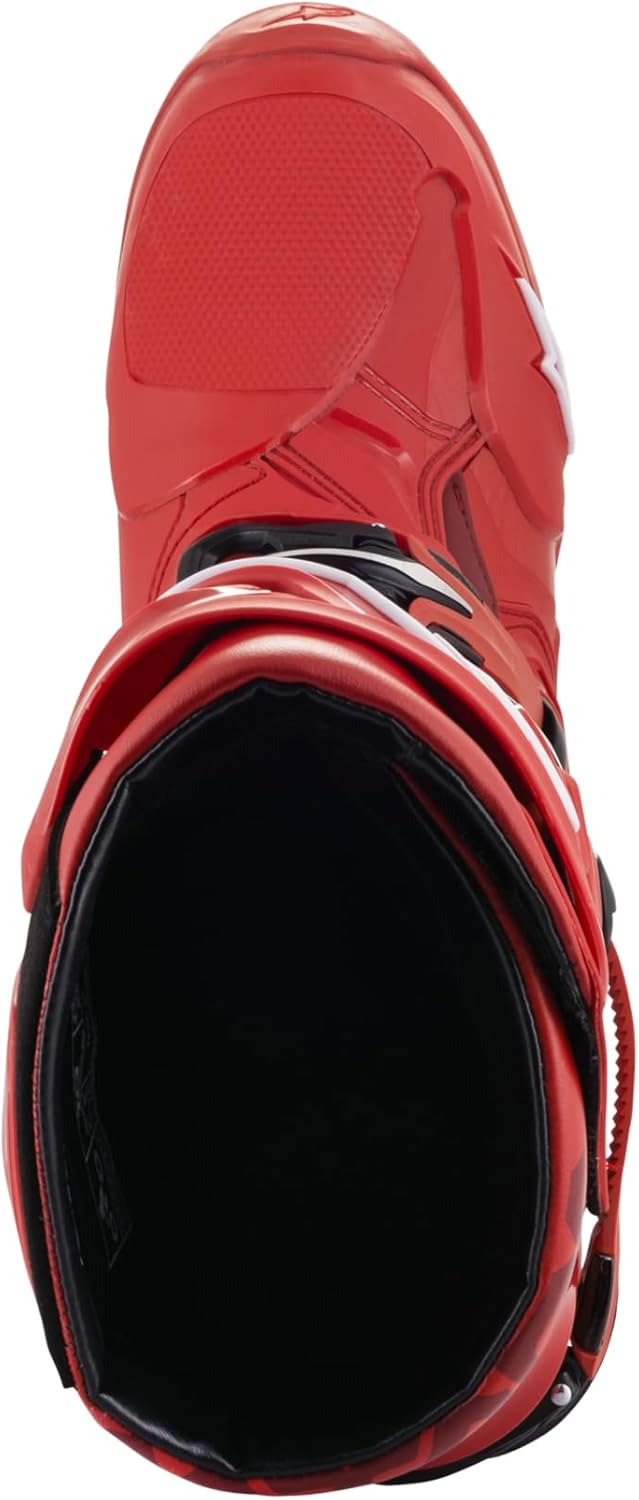 Alpinestars Tech 10 Motocross Stiefel (Red,10 (44.5)) 44.5 EU Rot, 44.5 EU Rot