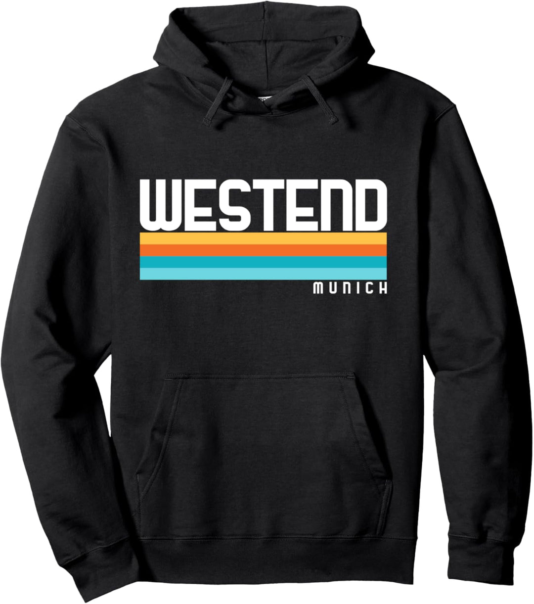 Achtziger Westend Munich Vintage Style Schwanthalerhöhe Pullover Hoodie
