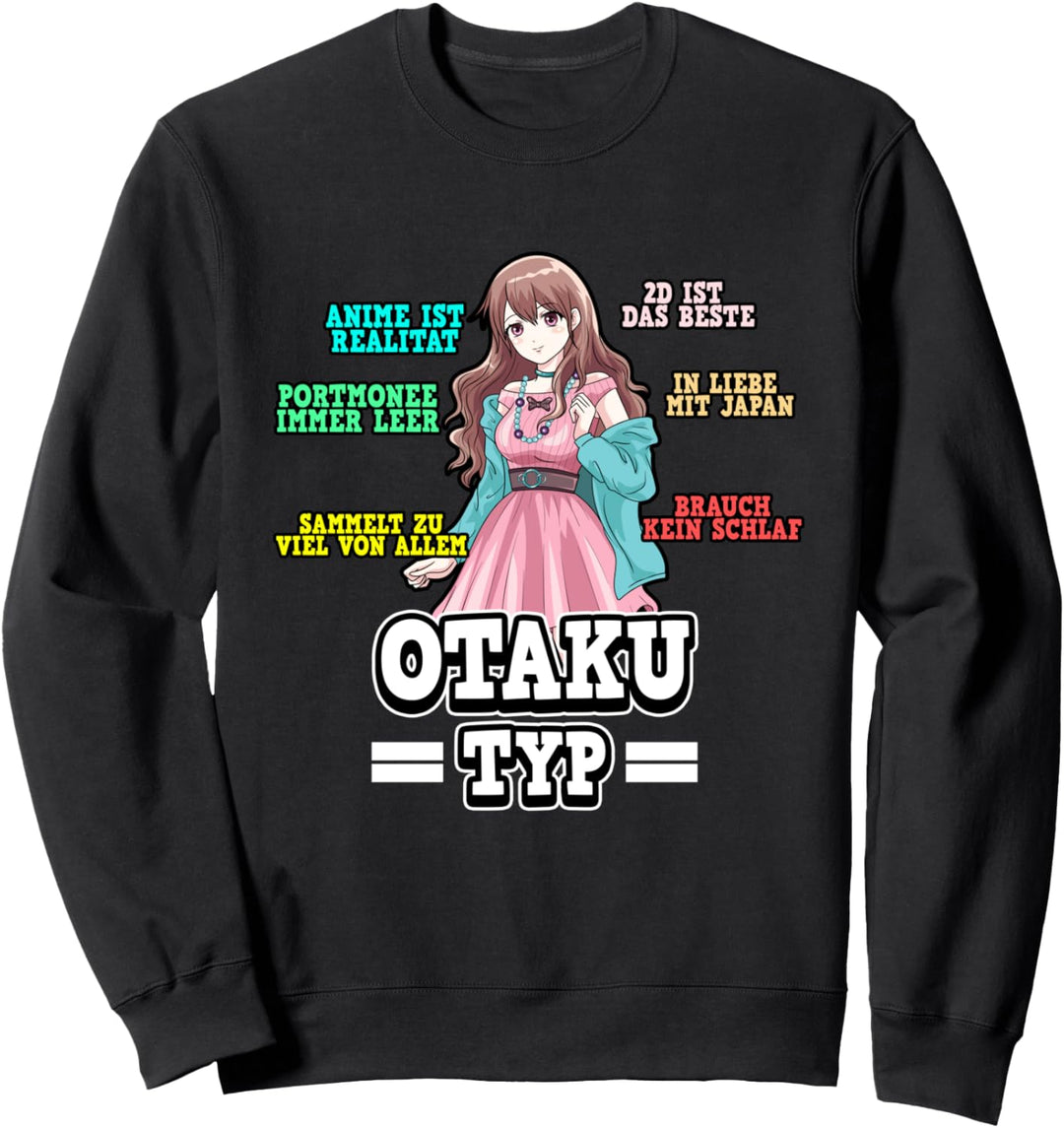 Otaku Typ Anime Manga Kawaii Girl Sweatshirt