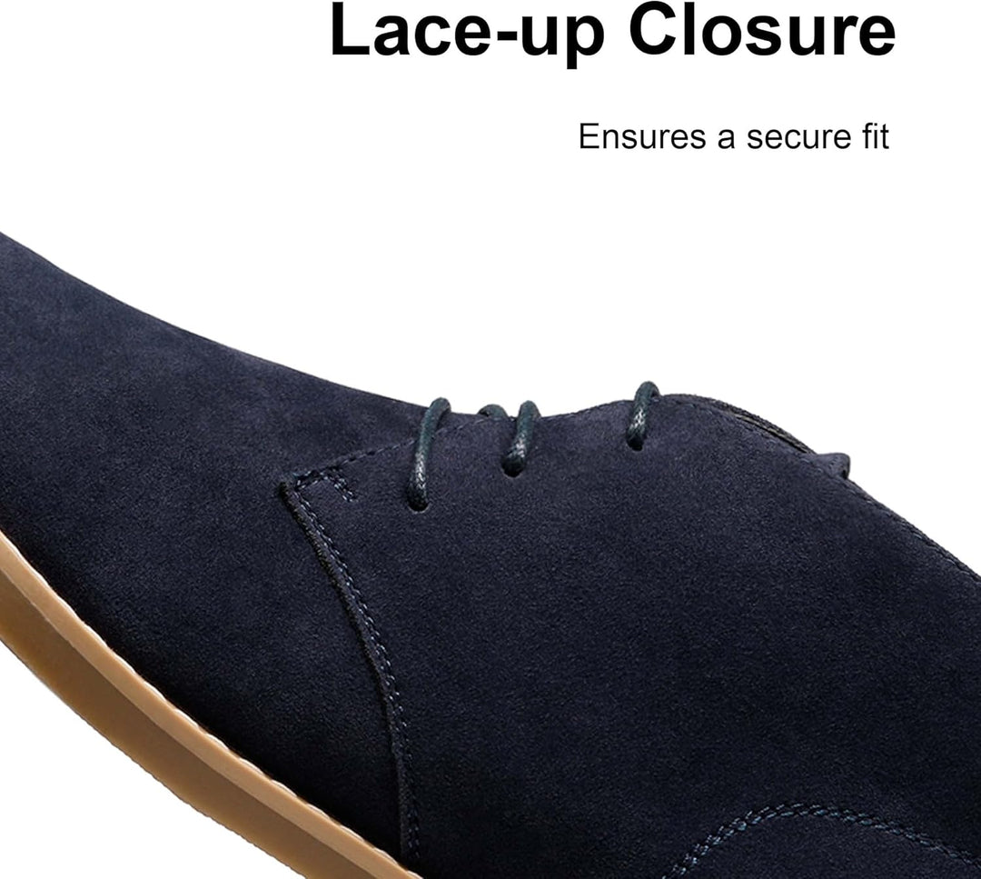 Bruno Marc Herren Chukka Stiefel Desert Boots Suede Leder Schnürstiefel Stiefeletten 45 EU Blau, 45
