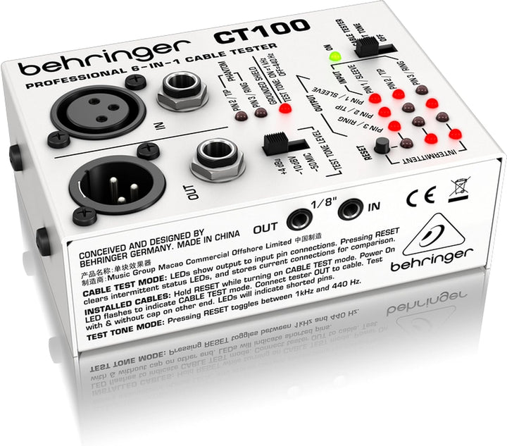 Best Price Square BEHRINGER Cable Tester CT100 by BEHRINGER, CT100