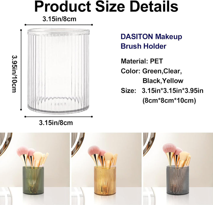 DASITON Make Up Kosmetik Organizer, Acryl Make Up Pinsel Organizer Pinselhalter Kosmetik Aufbewahrun