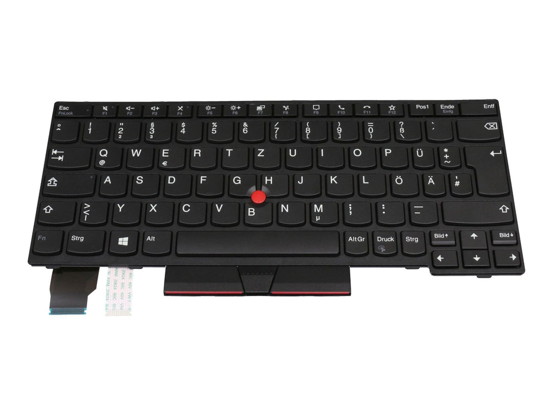 IPC-Computer Lenovo 5N20V43156 Original Tastatur DE (deutsch) schwarz/schwarz mit Mouse-Stick