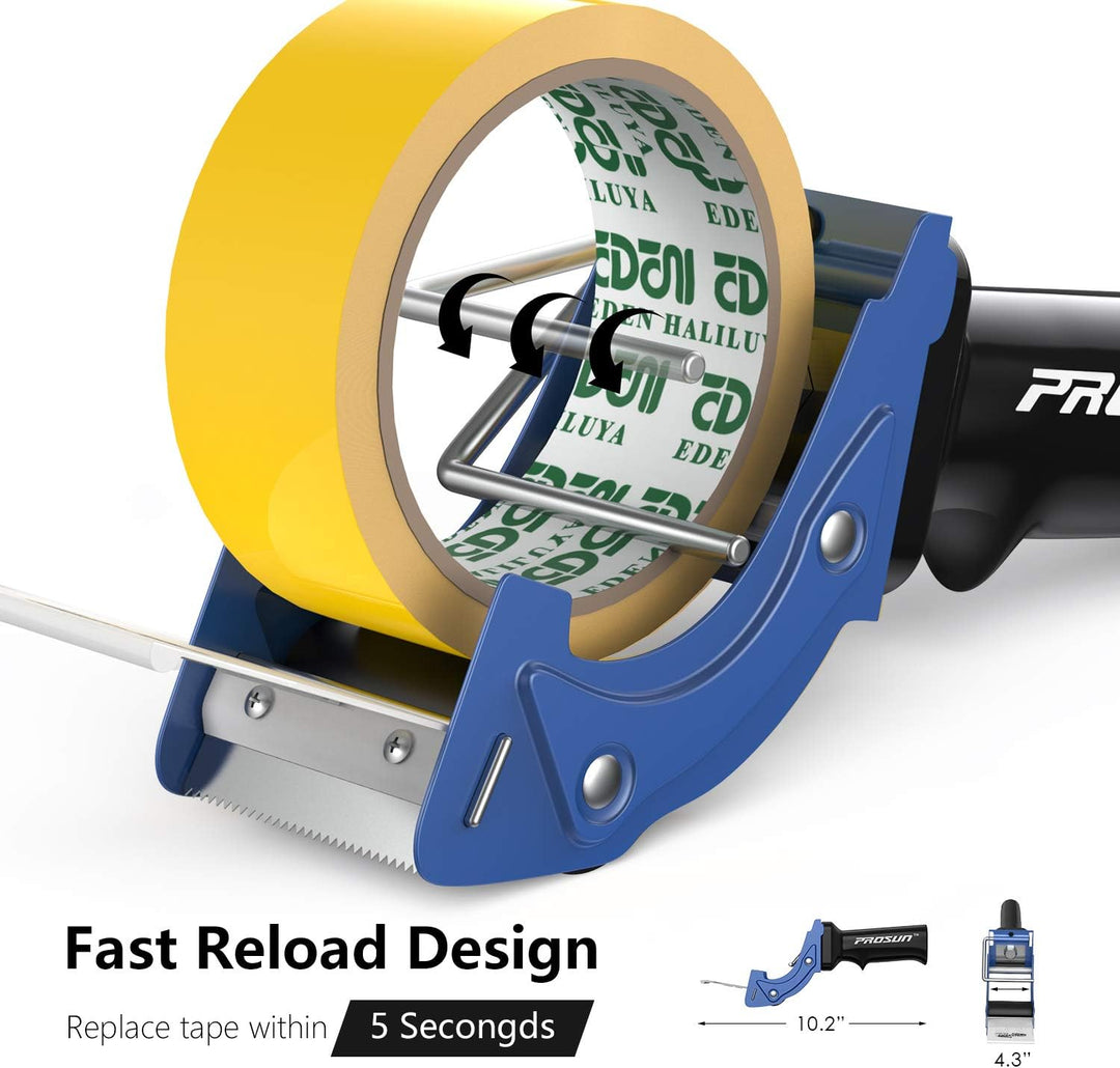 Handheld Klebebandabroller, mit extra Klinge Verpackung Karton Cutter, Paketklebeband Paketbandabrol