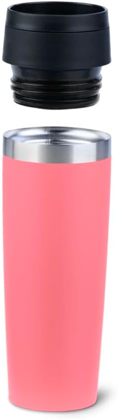EMSA N2023950 Travel Mug Classic 0,5 Liter, neuer Komfort-Schraubverschluss, Pulverbeschichtung, Ede