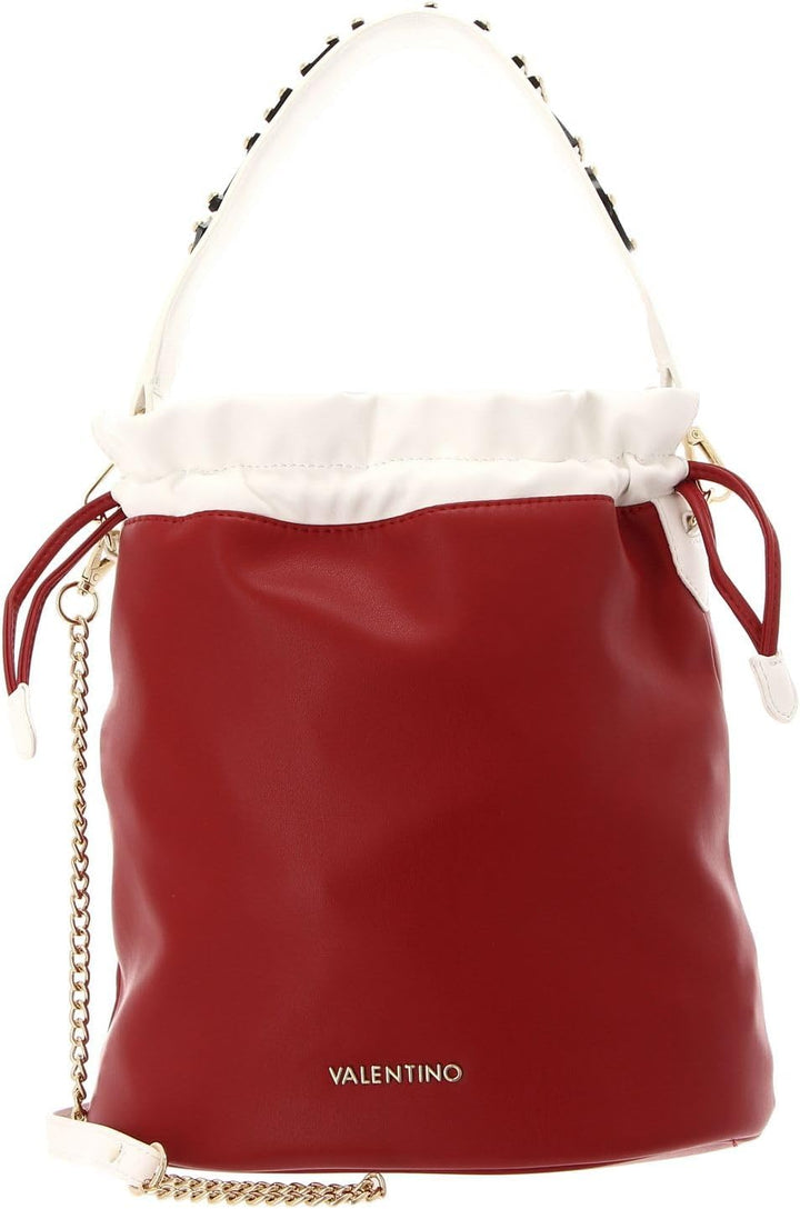 VALENTINO Damen Pakita Bucket Bag, Einheitsgrösse Rosso/Bianco, Rosso/Bianco