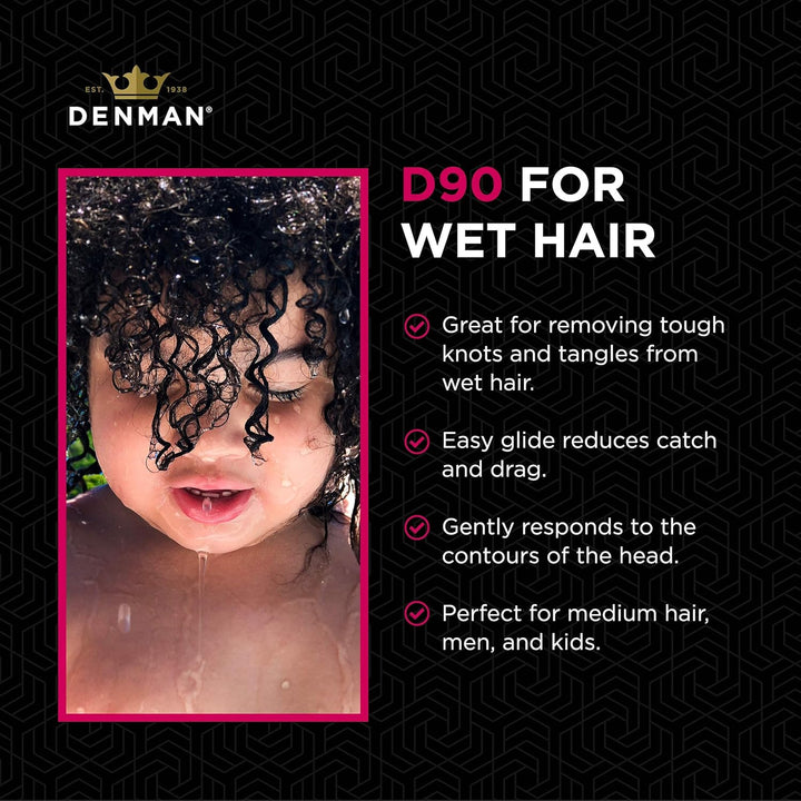 Denman - Tangle Tamer D90 schwarz