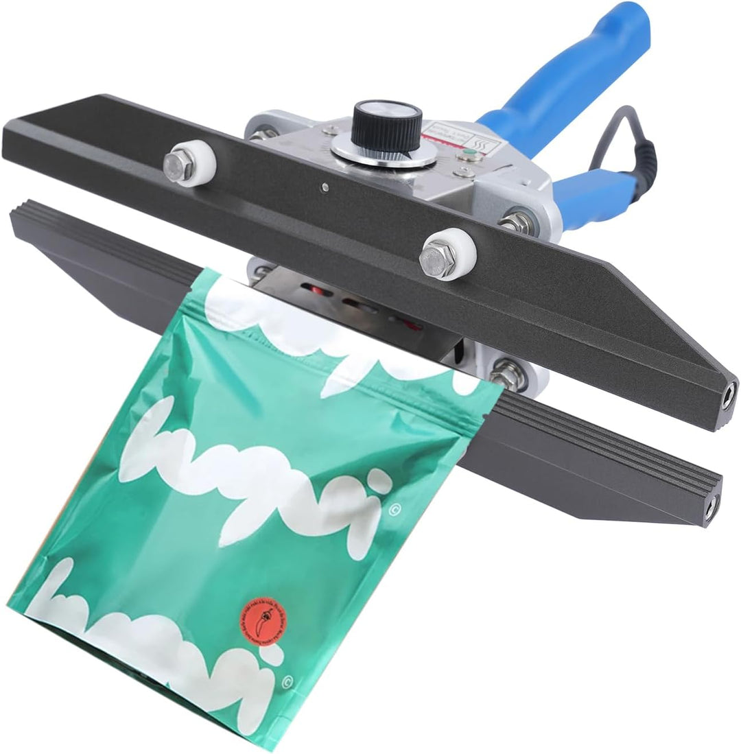 Handheld Heisssiegelgerät, 300mm (12"), 500W, 0-300℃, Versiegelungsgerät mit 1.8m langem Netzkabel,