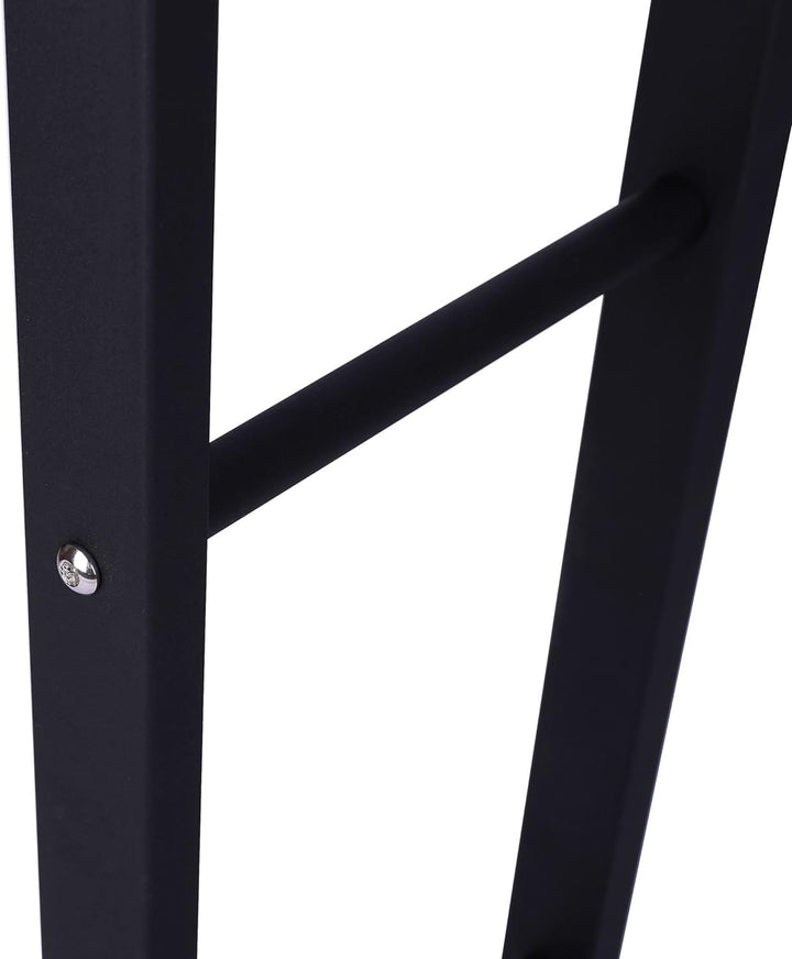 Zelsius Kaminholzregal | 40 x 25 x 150 cm - schwarz | Brennholzlager Metall, Kaminholzständer, Regal