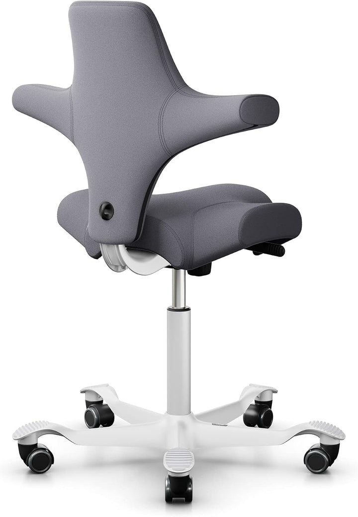 HAG Capisco 8106 Stoff Xtreme Bürodrehstuhl - Standard Gasfeder 200 mm - Sitzhöhe 47-65,5 cm - weich