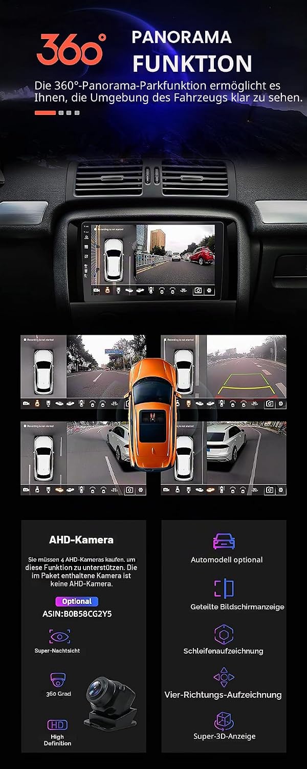 BXLIYER Android 12-6G+128G - IPS Autoradio Passt für Iveco Daily VI (2014-2021) - Eingebaut Carplay/