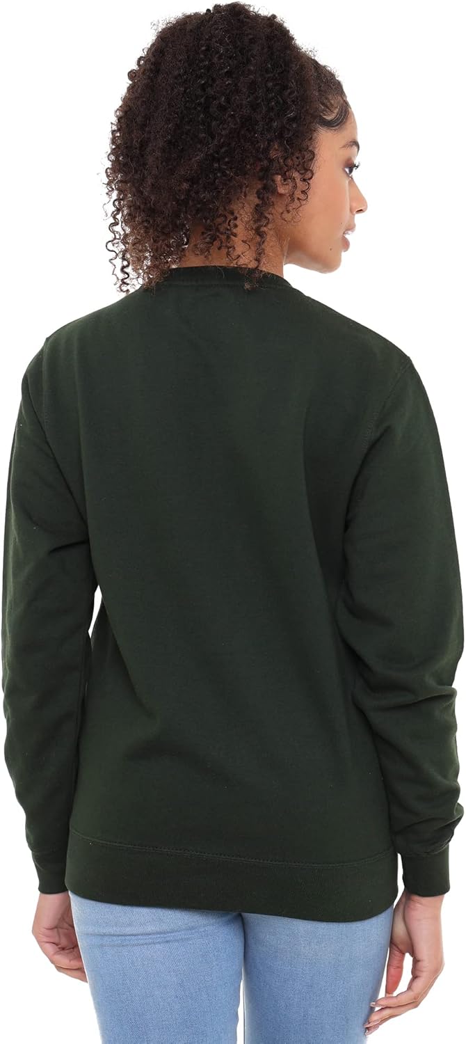 Cotton Soul National Parks Yellowstone Damen Crew Sweatshirt, Waldgrün XL Waldgrün, XL Waldgrün