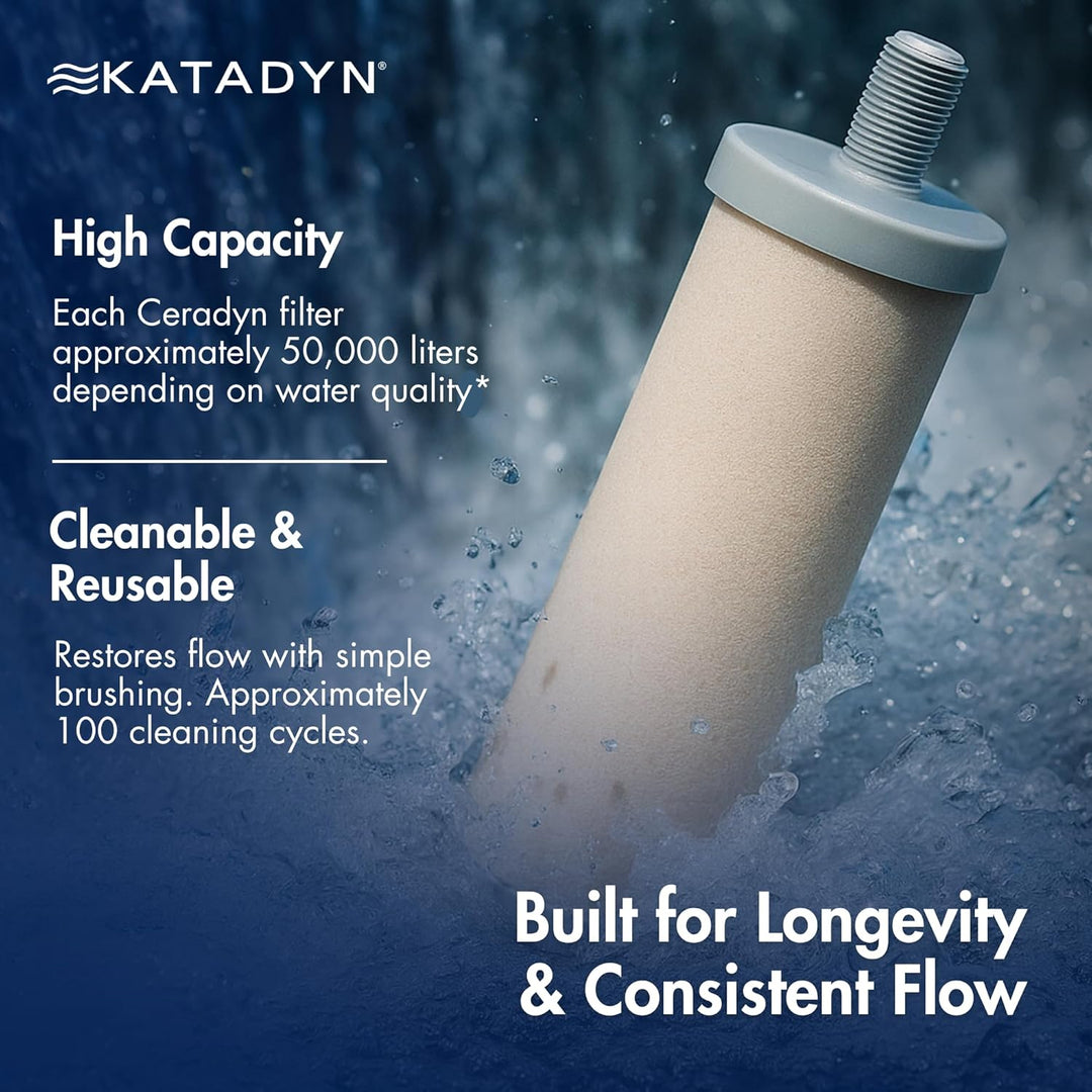 KATADYN Erwachsene Drip Keramik Ersatzelement Replacement ceradyn Water Filter Cartridge, Standard,