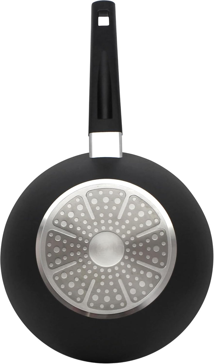 ELO Smart Wave Wokpfanne 24 cm, geschmiedetes Aluminium, hochwertige Antihaft Pfanne PFAS-frei mit E