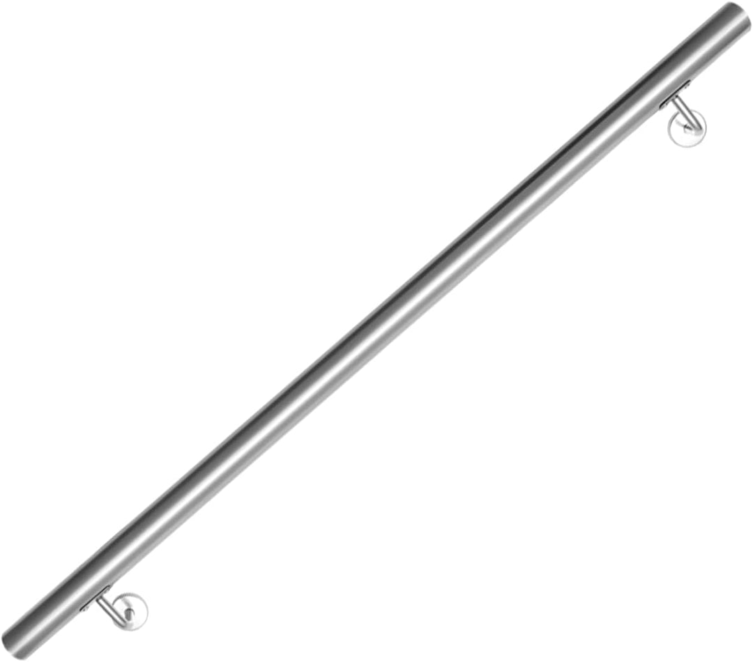 Vigevee Edelstahl Handlauf 110 cm, Treppengeländer Geländer Wandhandlauf Wand Treppe mit Wandhalteru