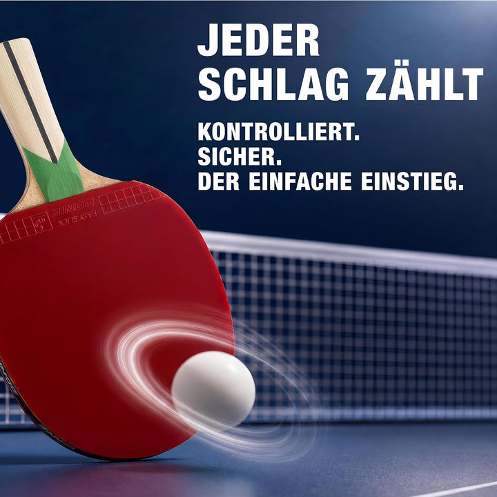 Donic-Schildkröt Tischtennis-Set Top Teams 400, 2 Schläger, 3 Bälle in guter 1* Qualität, in wertige