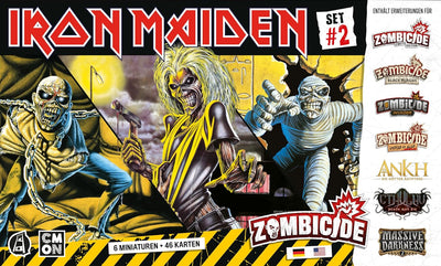 CMON, Iron Maiden Character Pack 2, Miniaturen-Erweiterung, Kennerspiel, Dungeon Crawler, 1-6 Spiele