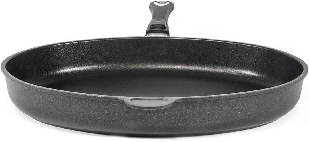 AMT Gastroguss I-4127 Induktionsfischpfanne mit festem Stiel, mit festem Stiel