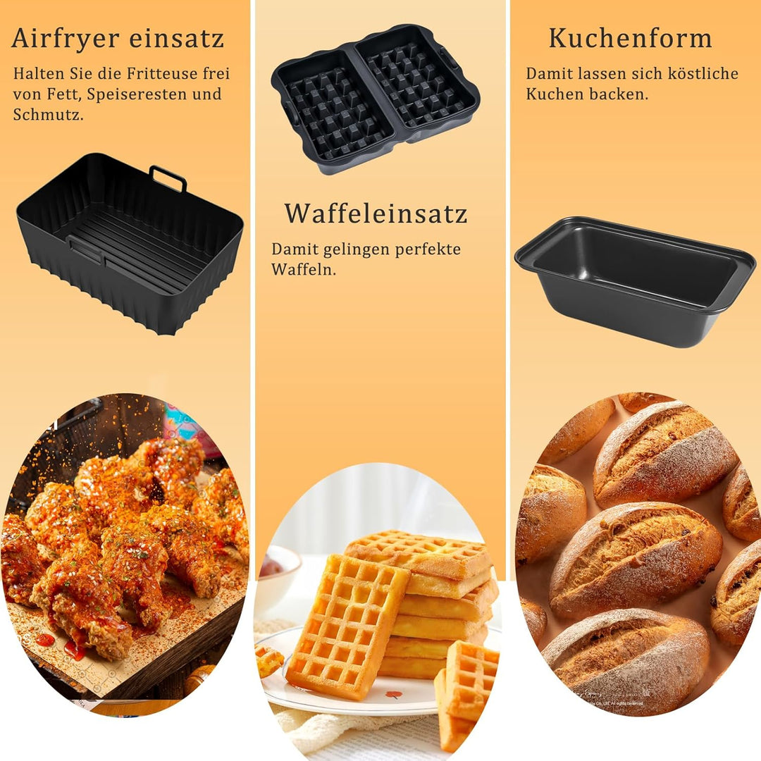 Heissluftfritteuse Zubehör Ninja Dual Zone, Zubehör Heissluftfritteuse Ninja Airfryer Zubehör, BPA-f