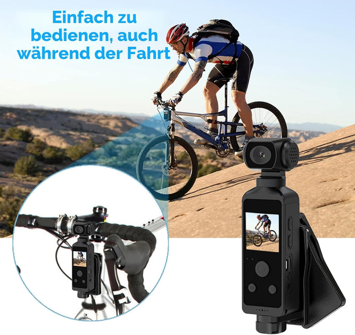 4K HD Camera mit WLAN, 30 M Wasserdichtes Gehäuse, Drehbarer Ständer, Kabelloses Audiogerät, Vielsei