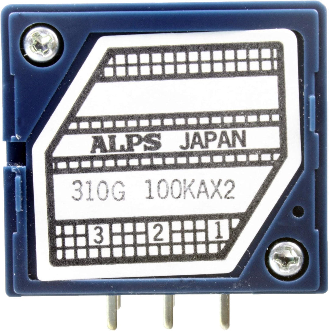 ALPS 100K Log RK27112 Stereo Dreh-Poti Stereo 100KAx2 Ohm logarithmisch Das Blaue 6mm
