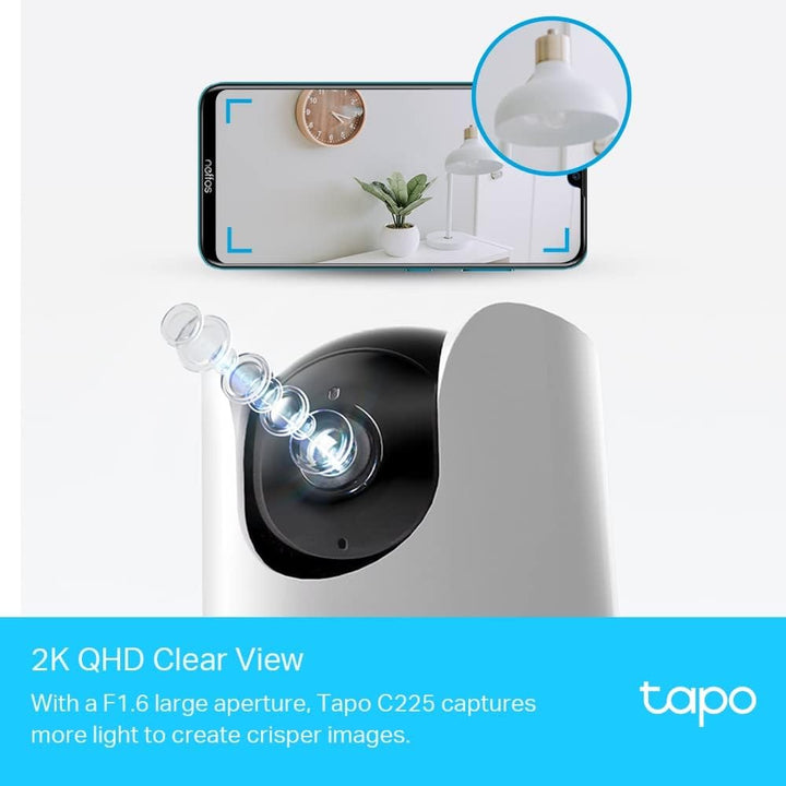 Tapo TP-Link C225 360°-WLAN-Überwachungskamera & TP-Link C110 WLAN IP Kamera Überwachungskamera (3MP