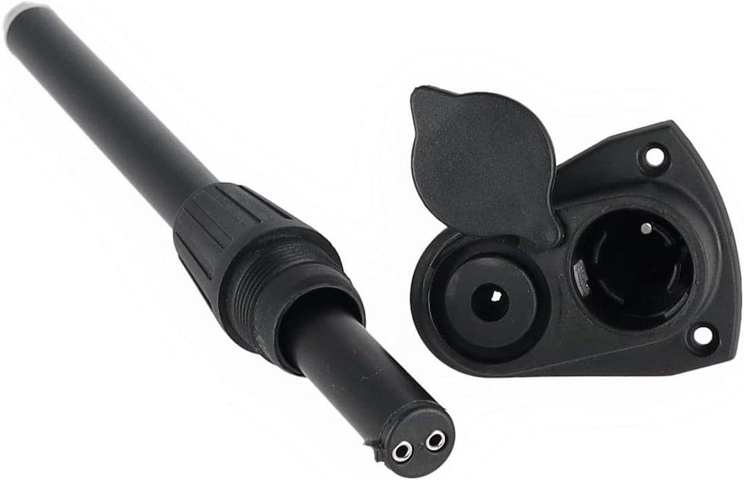 wellenshop LED Rundumleuchte Navigationslicht Positionslampe Boot Schiff mit Mast Grösse 25 cm steck